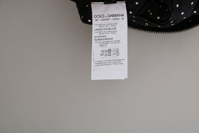 Veste bomber en soie noire à imprimé feuille de bananier Dolce &amp; Gabbana