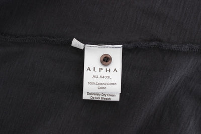 Chemise décontractée boutonnée en coton gris Alpha Massimo Rebecchi
