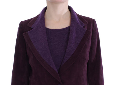 Ensemble t-shirt et costume en laine violet BENCIVENGA