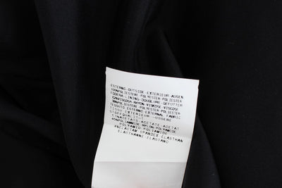 Ensemble deux pièces jupe et blazer noir et bleu Exte