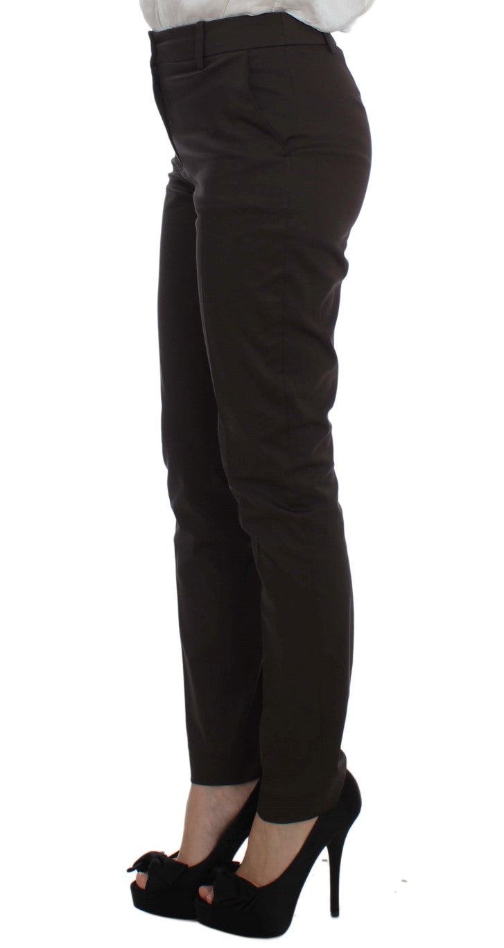 Costume extensible marron à deux boutons Exte