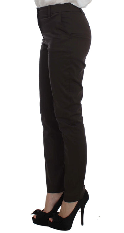 Costume extensible marron à deux boutons Exte