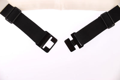Ceinture élégante en soie blanche Dolce &amp; Gabbana