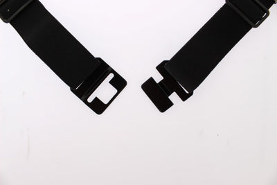 Ceinture large argentée Dolce &amp; Gabbana en soie