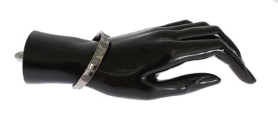 Nialaya Gray Rhodium 925 Zilveren Bangle Armband