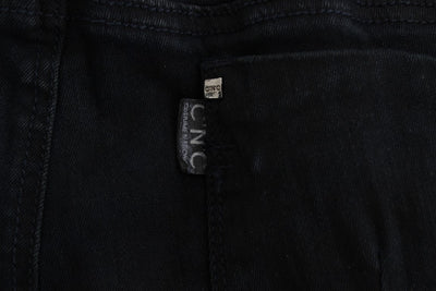 Costume National Black Cotton Slim Fit Denim Jeans