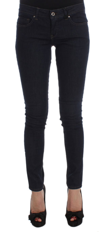 Costume National Blue Slim Fit Jeans van katoenmix