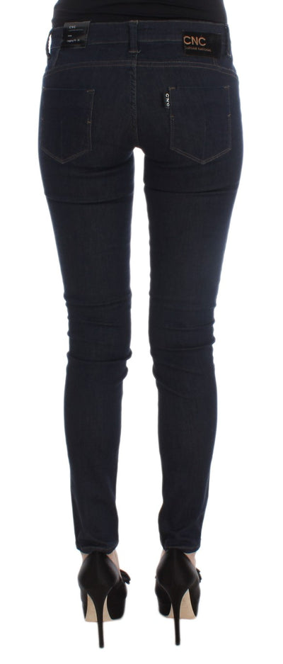 Costume National Blue Slim Fit Jeans van katoenmix