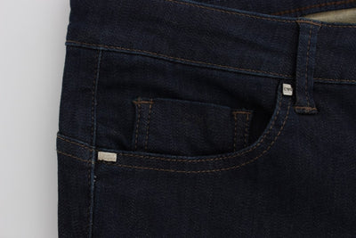 Costume National Blue Slim Fit Jeans van katoenmix