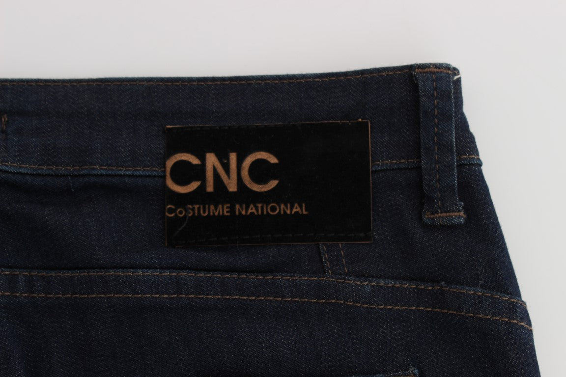 Costume National Blue Slim Fit Jeans van katoenmix