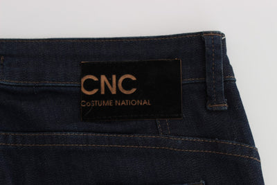 Costume National Blue Slim Fit Jeans van katoenmix
