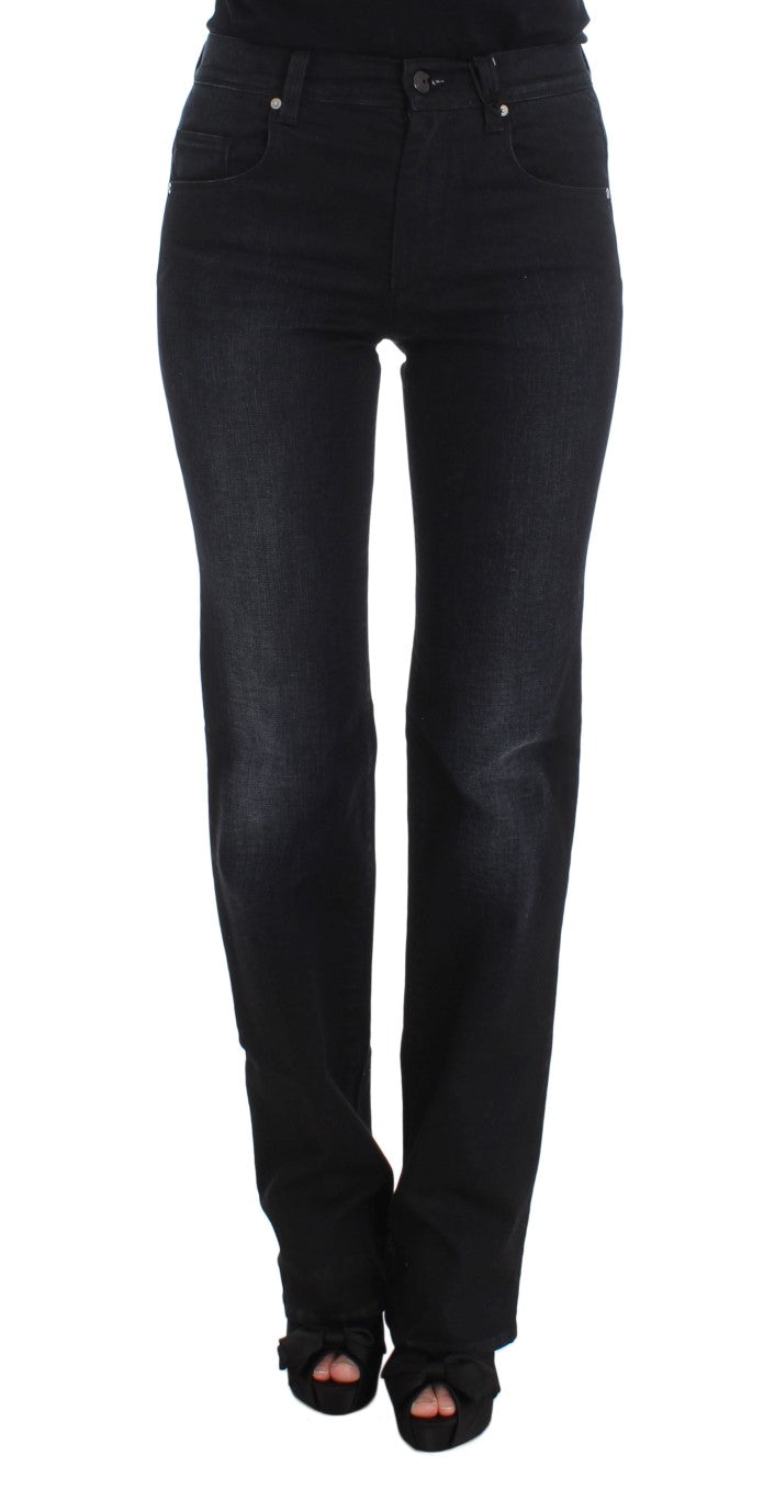 Ermanno Scervino chique slim-fit bootcut denimjeans