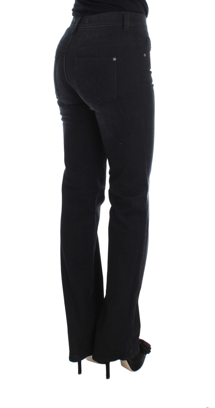 Ermanno Scervino chique slim-fit bootcut denimjeans