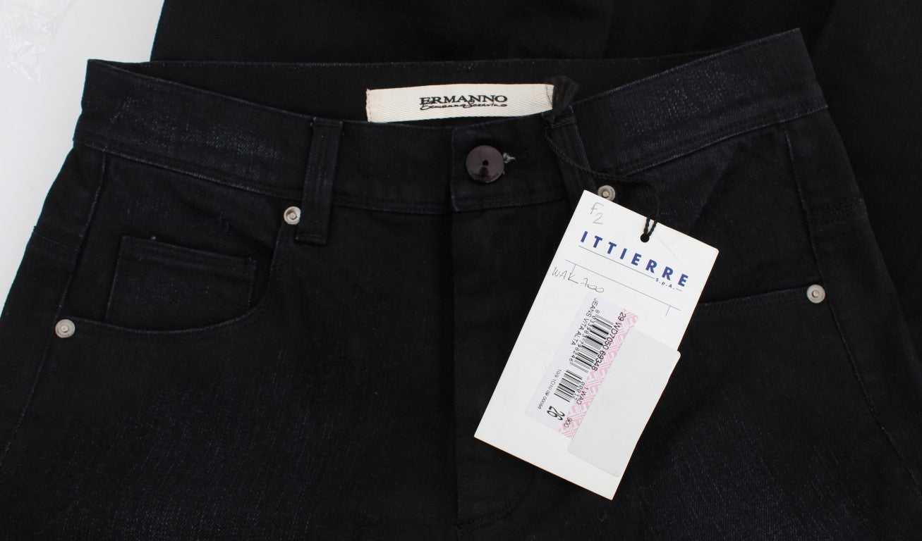 Ermanno Scervino chique slim-fit bootcut denimjeans