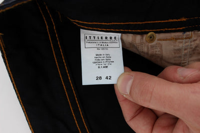 John Galliano Blue Wash katoenen slim fit jeans