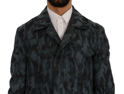 Trench camouflage bleu Dolce &amp; Gabbana