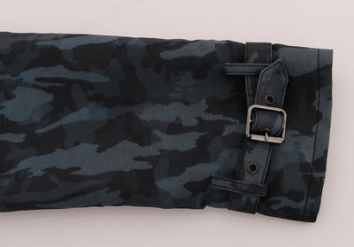 Trench camouflage bleu Dolce &amp; Gabbana