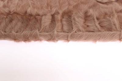 Gants de coude en daim beige et fourrure Xiangao Dolce &amp; Gabbana