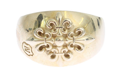 Bague Nialaya en argent sterling 925 avec écusson