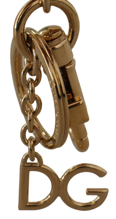 Dolce & Gabbana Black Leather #DGLovesLondon Keyring Cardholder Coin Case