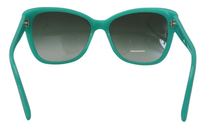 Dolce &amp; Gabbana Green Stars Acetate Square Shades DG4124 Zonnebril