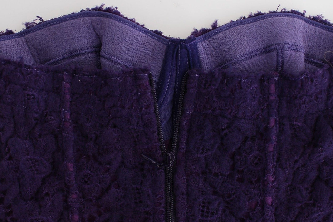 Ermanno Scervino Lingerie Purple Corset Bustier Top Floral Lace