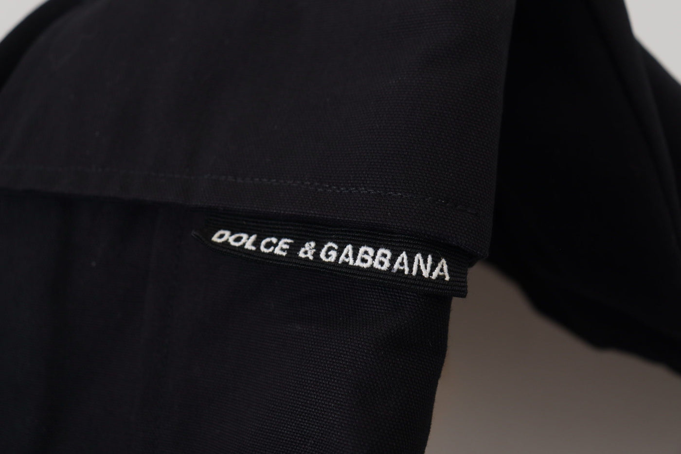 Bermuda cargo en coton noir Dolce &amp; Gabbana
