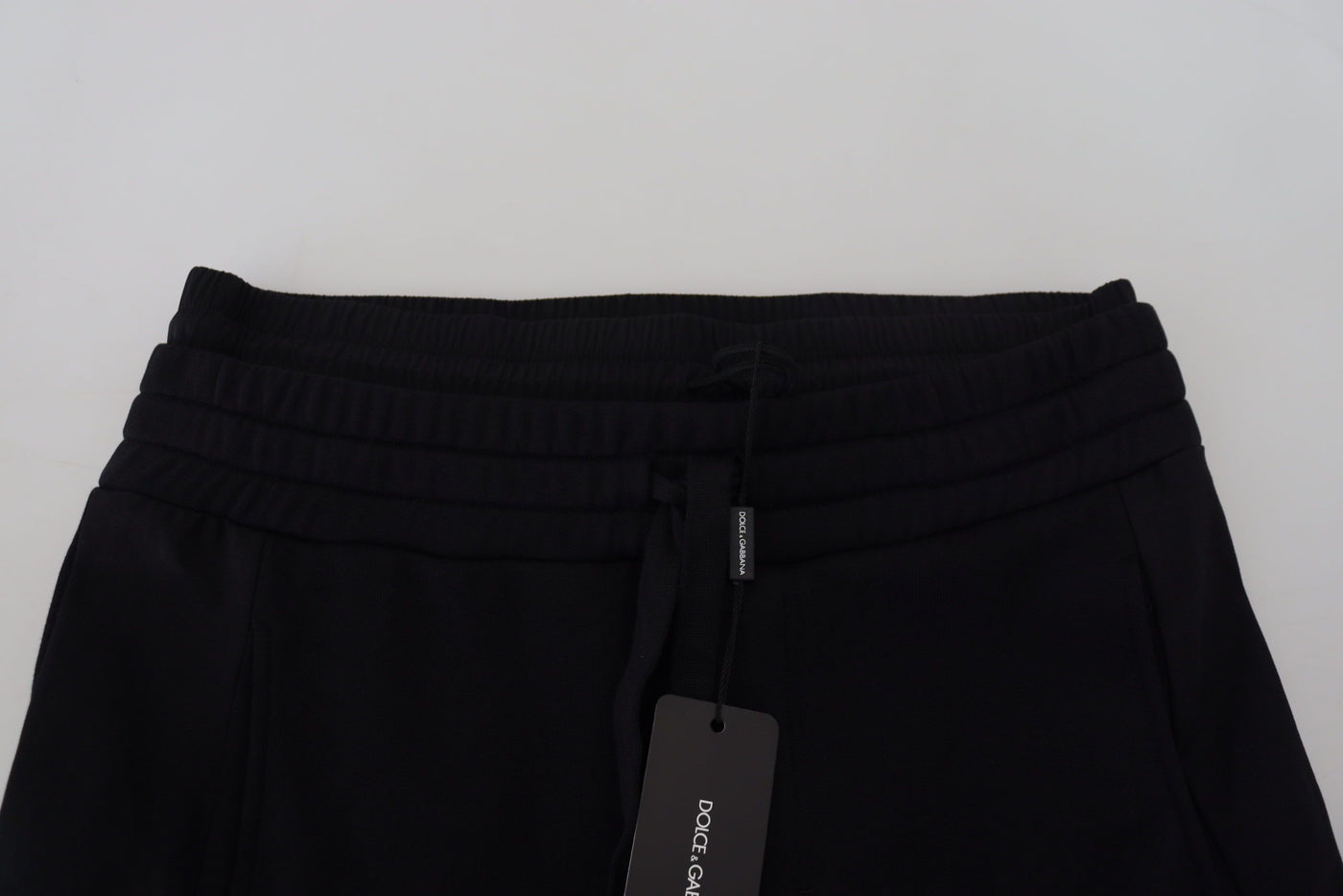 Bermuda cargo en coton noir Dolce &amp; Gabbana