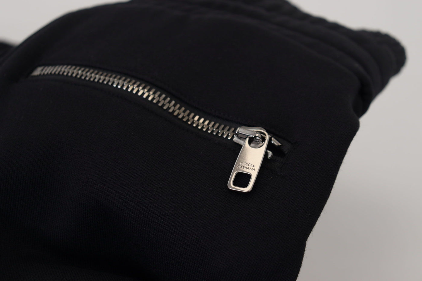 Bermuda cargo en coton noir Dolce &amp; Gabbana