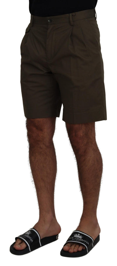 Pantalon chino vert Dolce &amp; Gabbana en coton décontracté