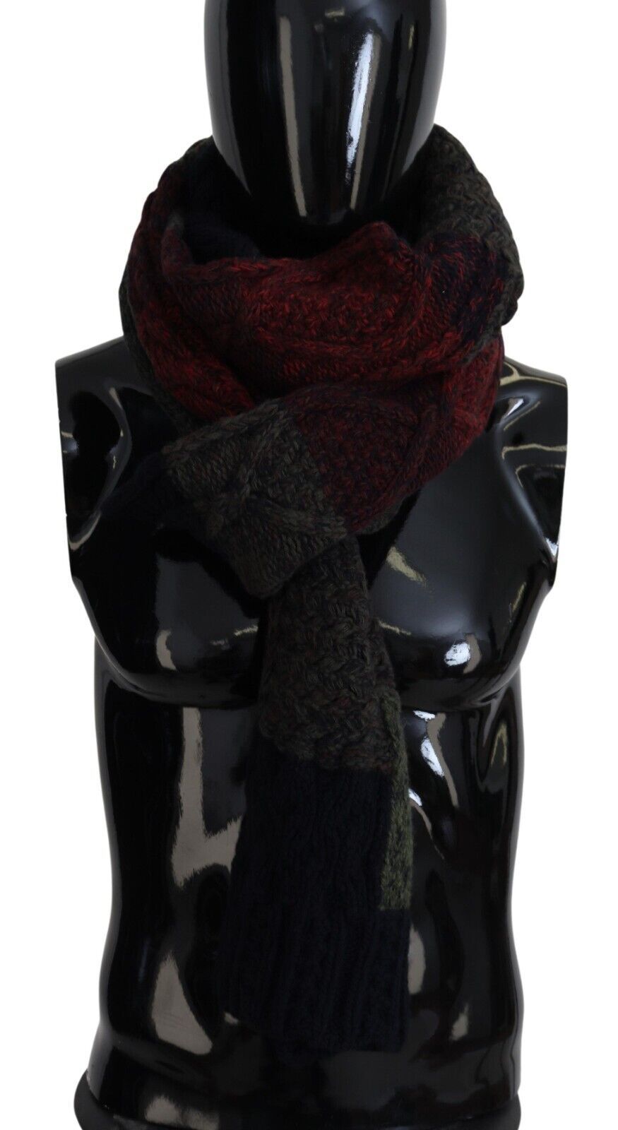 Foulard châle en maille multicolore Dolce &amp; Gabbana pour homme