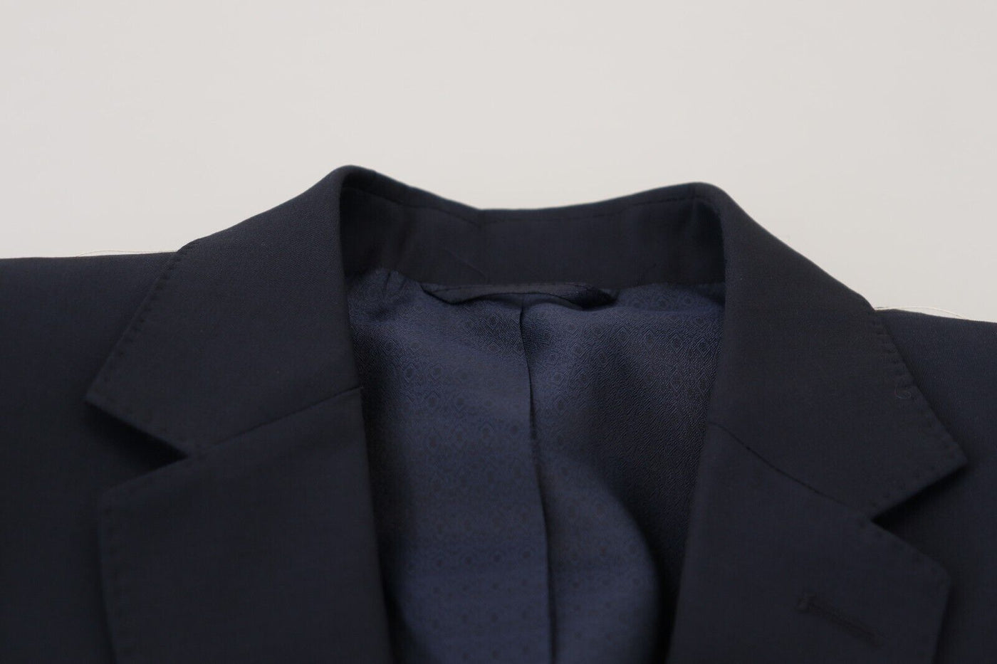 Blazer MARTINI bleu foncé en laine à boutonnage simple Dolce &amp; Gabbana