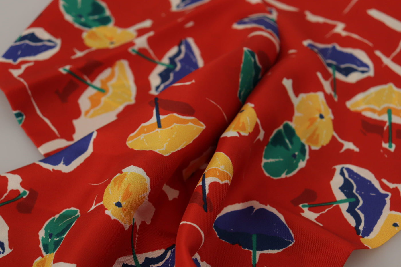 Foulard élégant en soie multicolore pour homme Dolce &amp; Gabbana