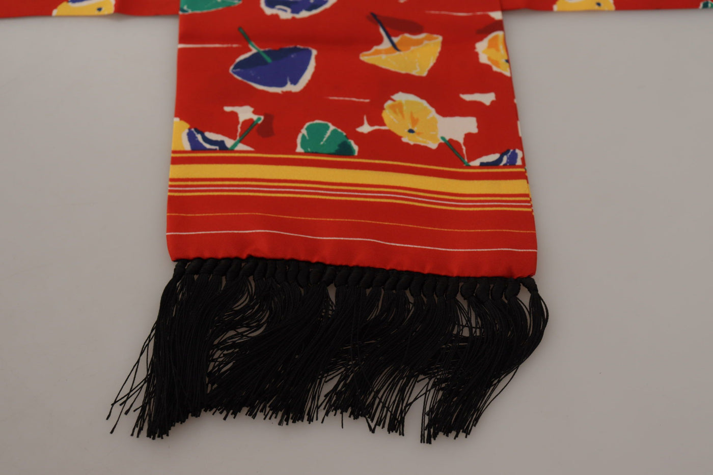 Foulard élégant en soie multicolore pour homme Dolce &amp; Gabbana