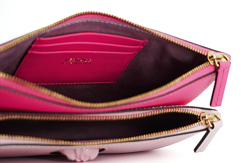 Versace Elegante Roze Leren Clutch