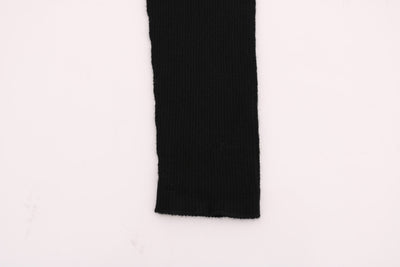 Pantalon slim en cachemire noir Dolce &amp; Gabbana pour femme