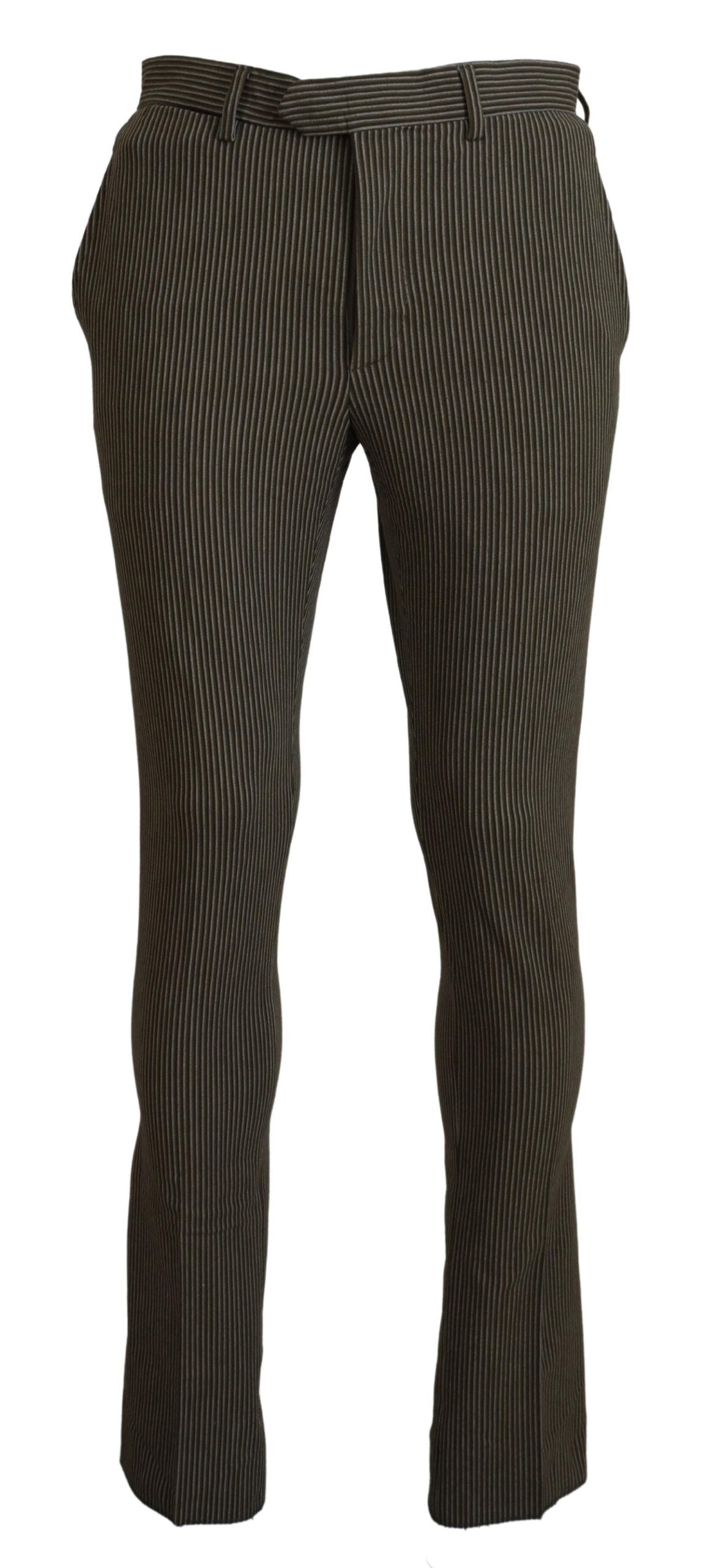 Pantalon homme en pur coton à rayures multicolores BENCIVENGA