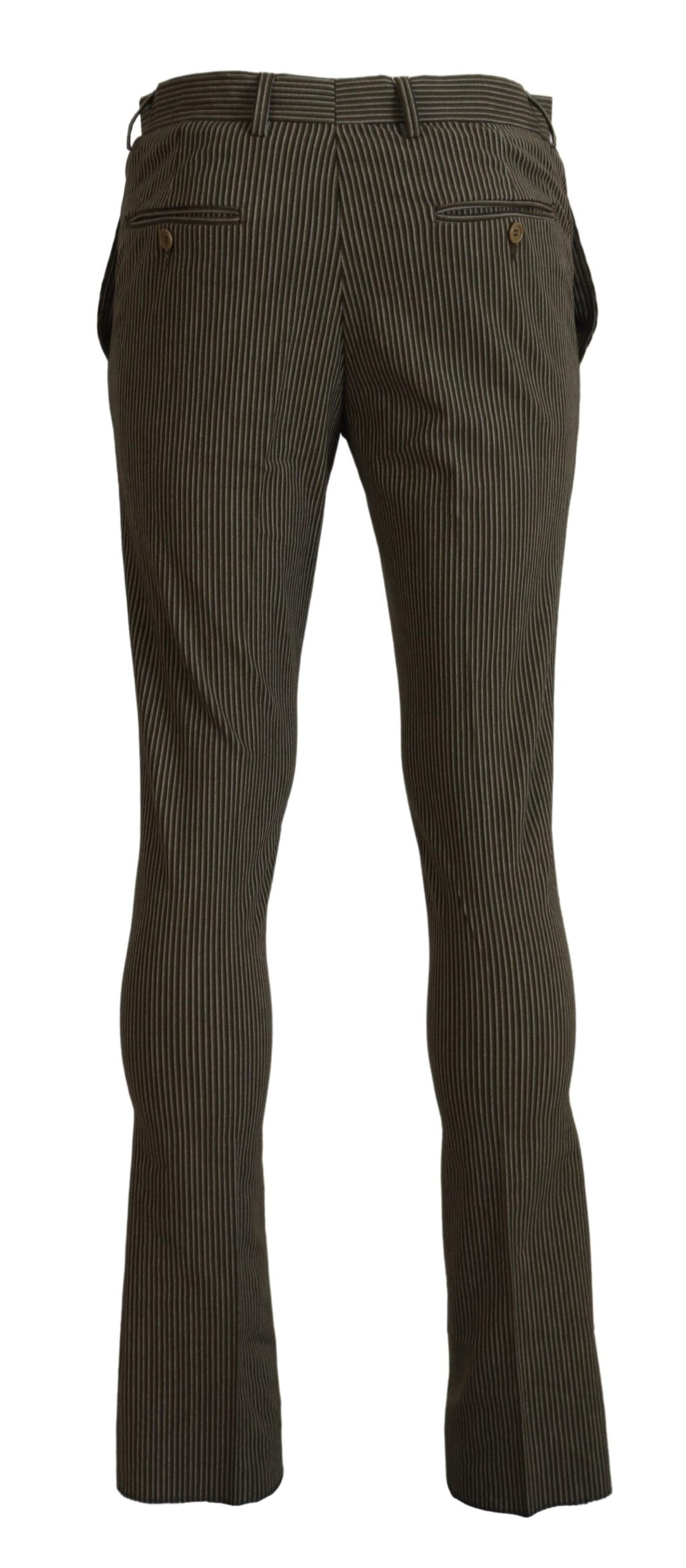 Pantalon homme en pur coton à rayures multicolores BENCIVENGA
