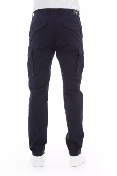 Pantalon cargo Baldinini Trend en coton bleu pour homme