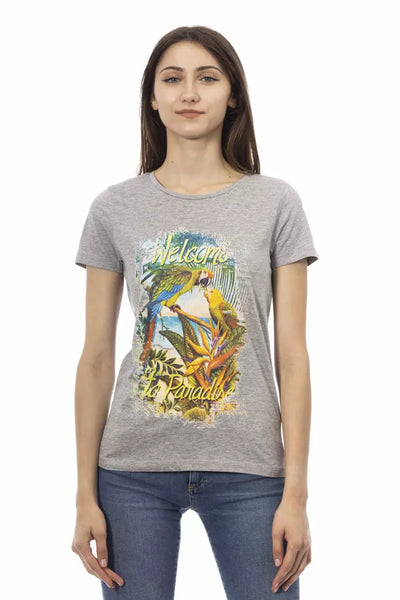 Trussardi Action Grijs Katoenen Dames T-shirt