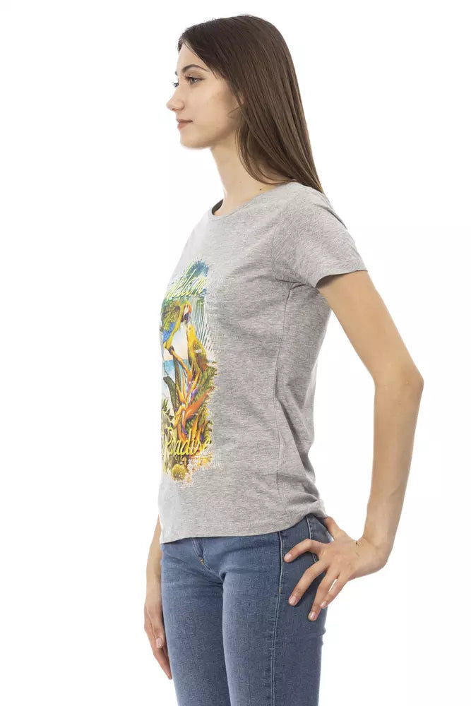 Trussardi Action Grijs Katoenen Dames T-shirt