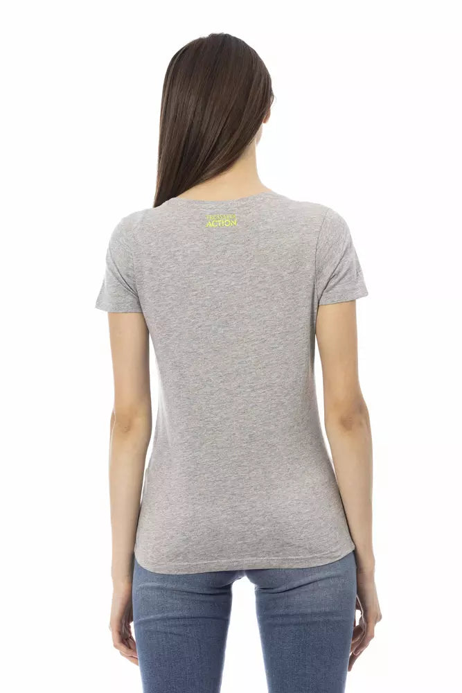 Trussardi Action Grijs Katoenen Dames T-shirt