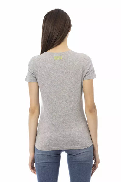 Trussardi Action Grijs Katoenen Dames T-shirt