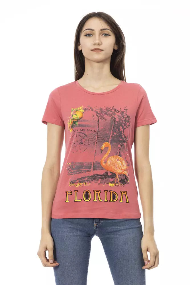 Trussardi Action Multicolor Katoenen Dames T-shirt