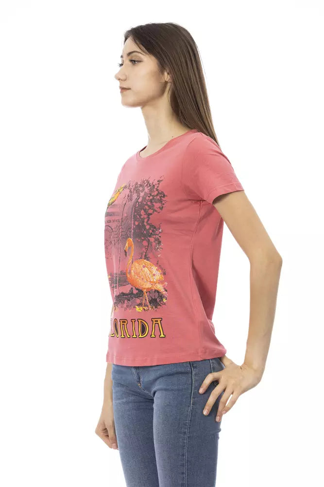 Trussardi Action Multicolor Katoenen Dames T-shirt