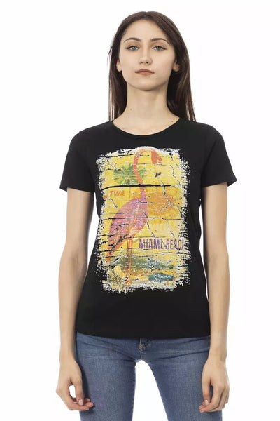 Trussardi Action Zwart Katoenen Dames T-shirt