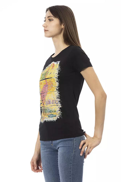 Trussardi Action Zwart Katoenen Dames T-shirt