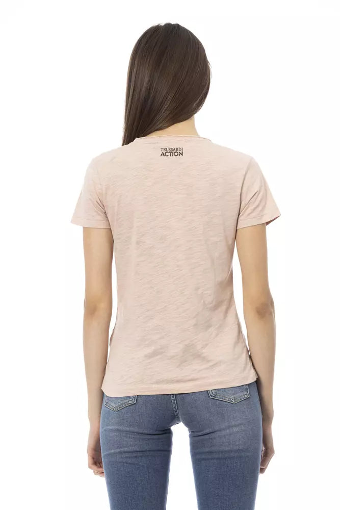 Trussardi Action Multicolor Katoenen Dames T-shirt