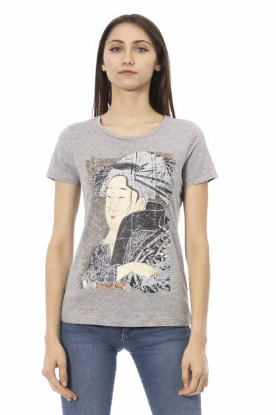 Trussardi Action Grijs Katoenen Dames T-shirt