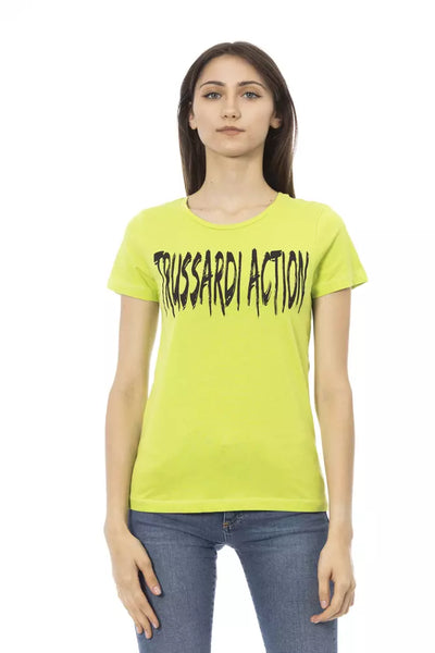 Trussardi Action Groen Katoenen Dames T-shirt